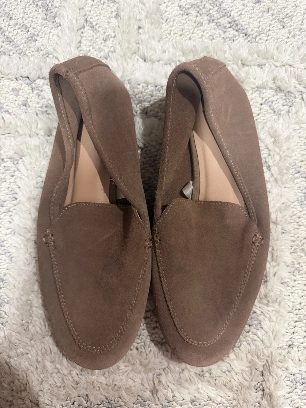 a new day Taupe Suede Loafers